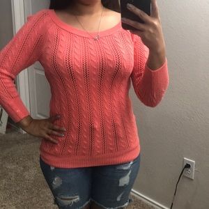 American Eagle Outfitters Pink long sleeved top!